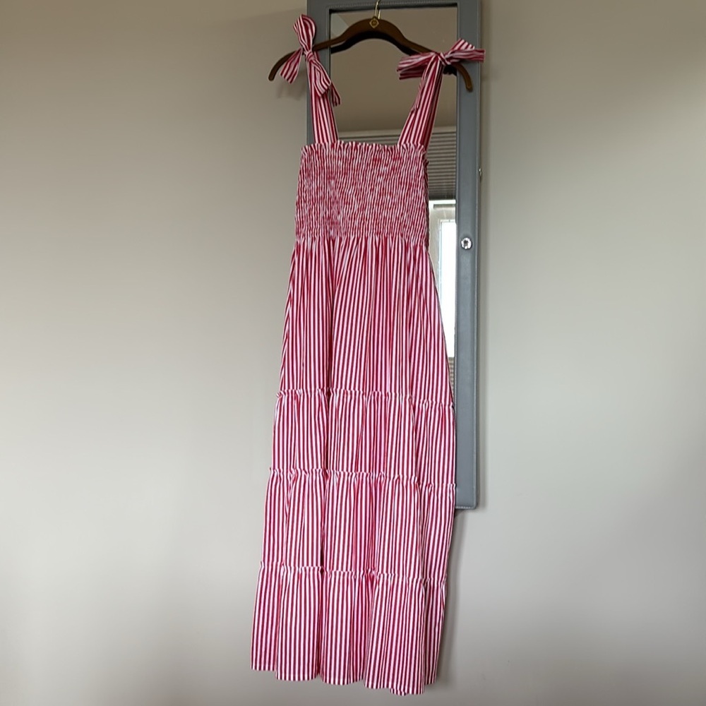 100% cotton maxi dress size S